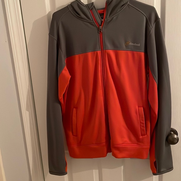 Pre loved orange/grey spring jacket by Cloud Veil - Picture 1 of 4